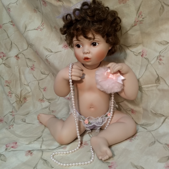 Ashton-Drake Other - Ashton-Drake "Pretty as a Picture" All-Porcelain Doll (Barely Yours Collection)